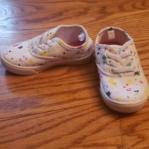 Colorful canvas shoes